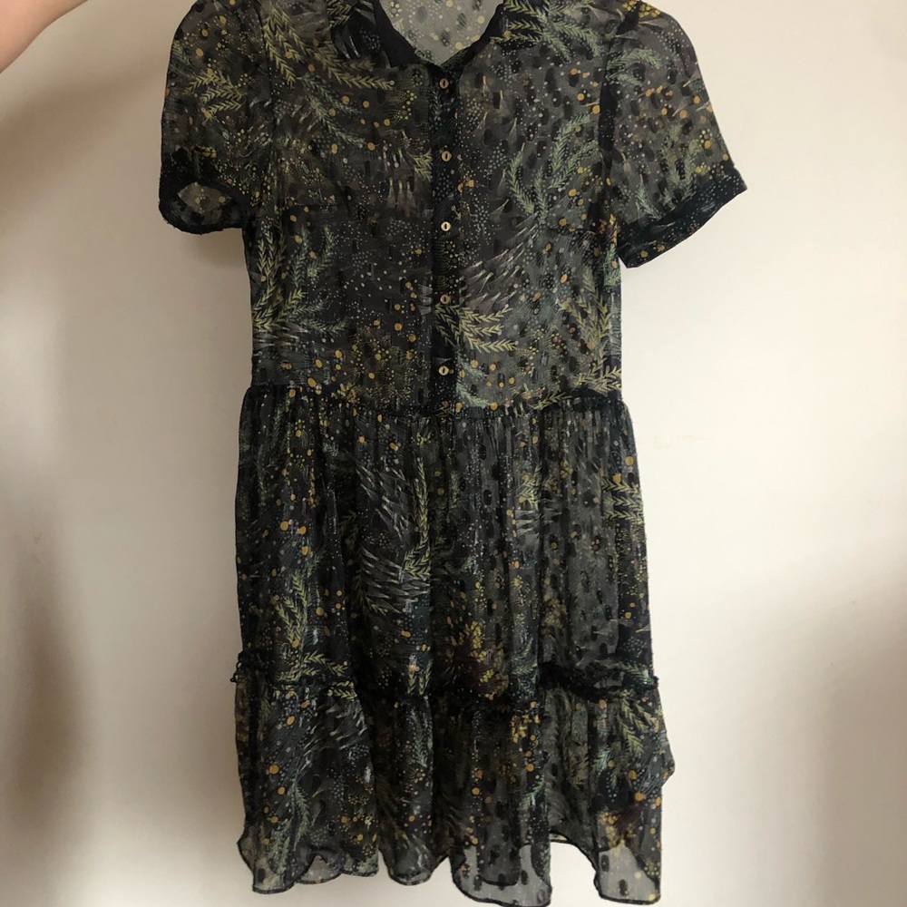 River Island Sheer Floral Dress